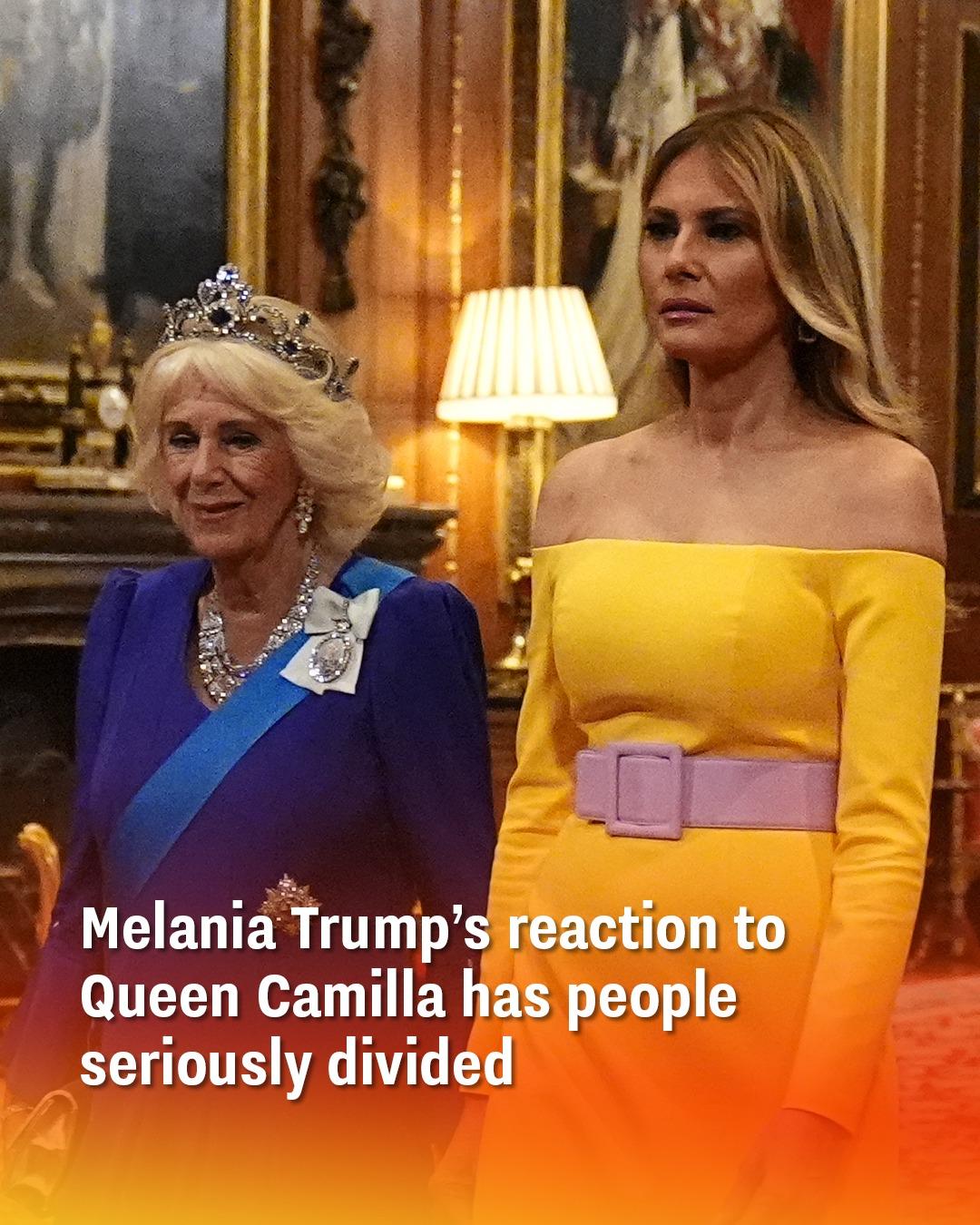 Melania Trump’s Reaction to Queen Camilla at State Banquet Sparks Heated Debate Online