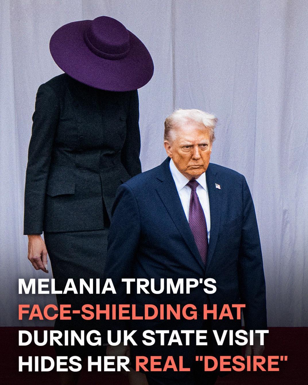 The Meaning Behind Melania Trump’s Wide-Brimmed Hat During UK State Visit Sparks Debate
