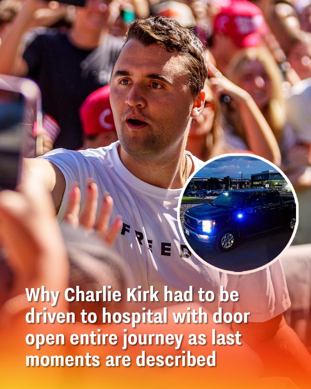 Why Charlie Kirk’s Final Journey to the Hospital Was Unlike Anything Witnesses Had Ever Seen