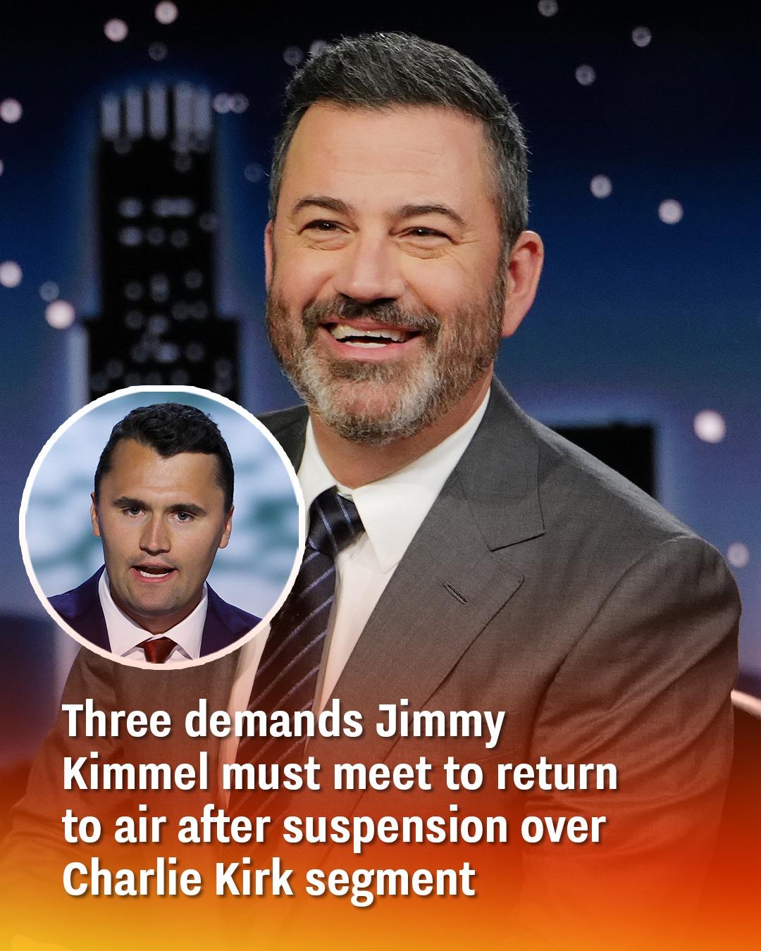 Jimmy Kimmel Faces Three Demands Before His Show Can Return After Controversial Segment