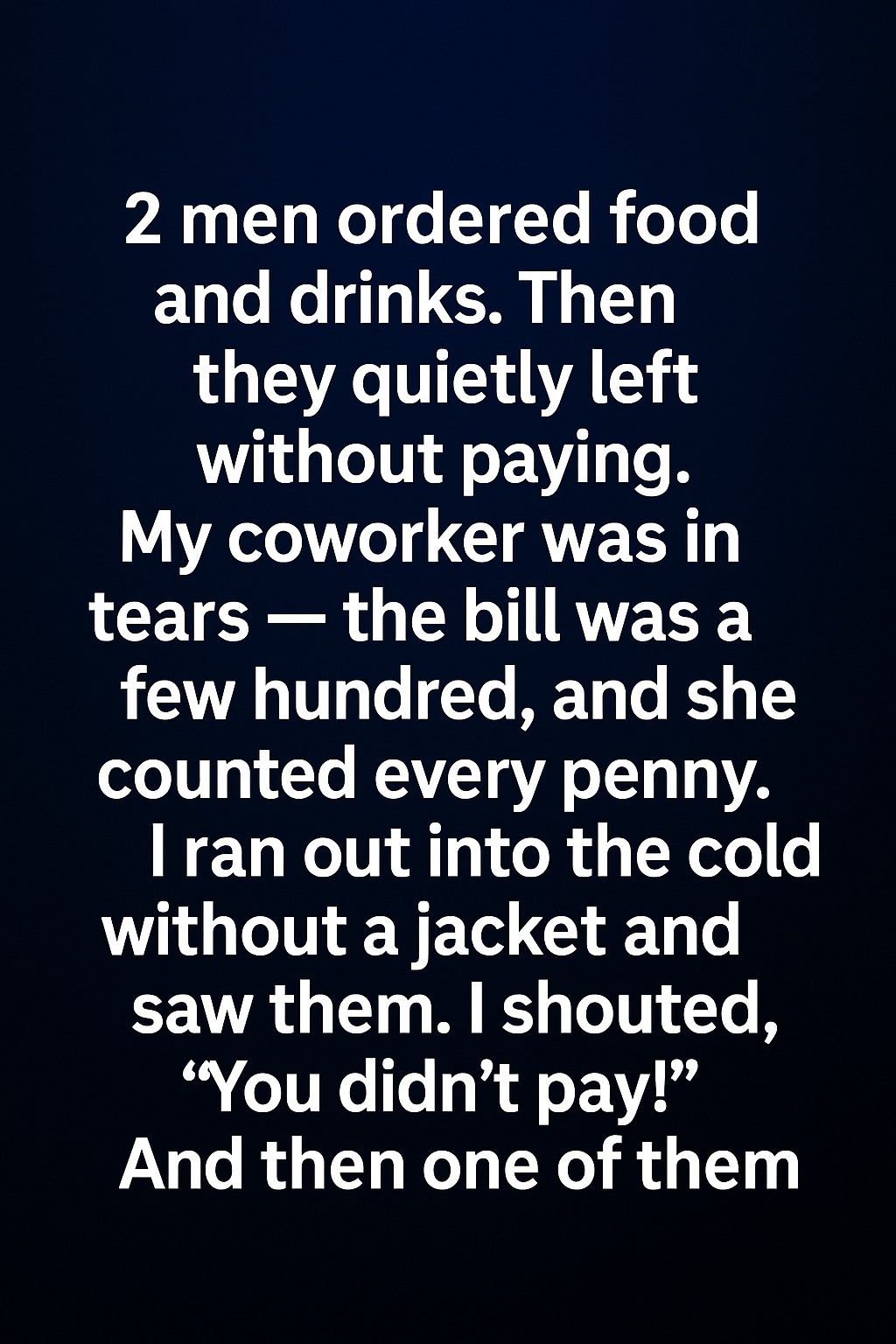 They Tried to Dine and Dash—But What Happened Next Changed Everything