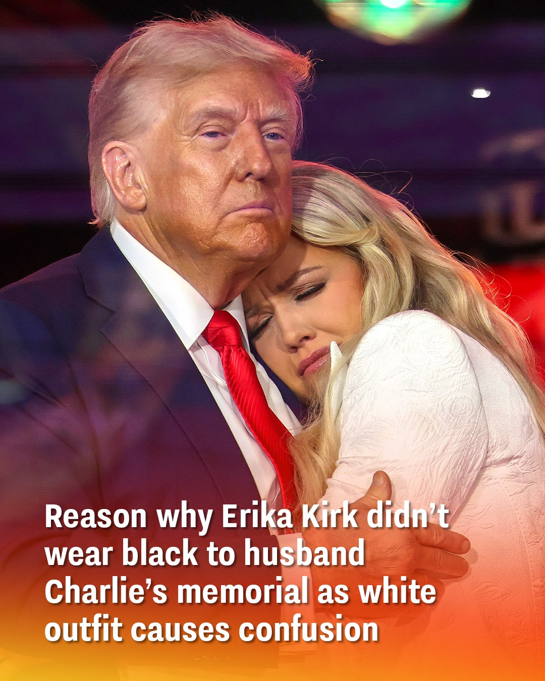 The Meaning Behind Erika Kirk’s White Outfit at Charlie’s Memorial