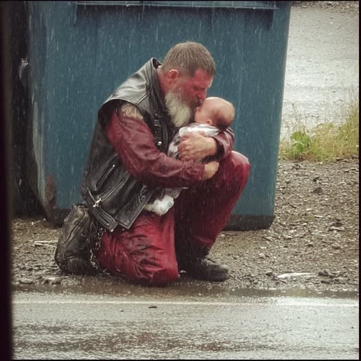 Biker Finds a Newborn Abandoned in a Dumpster — What He Did Next Changed Two Lives