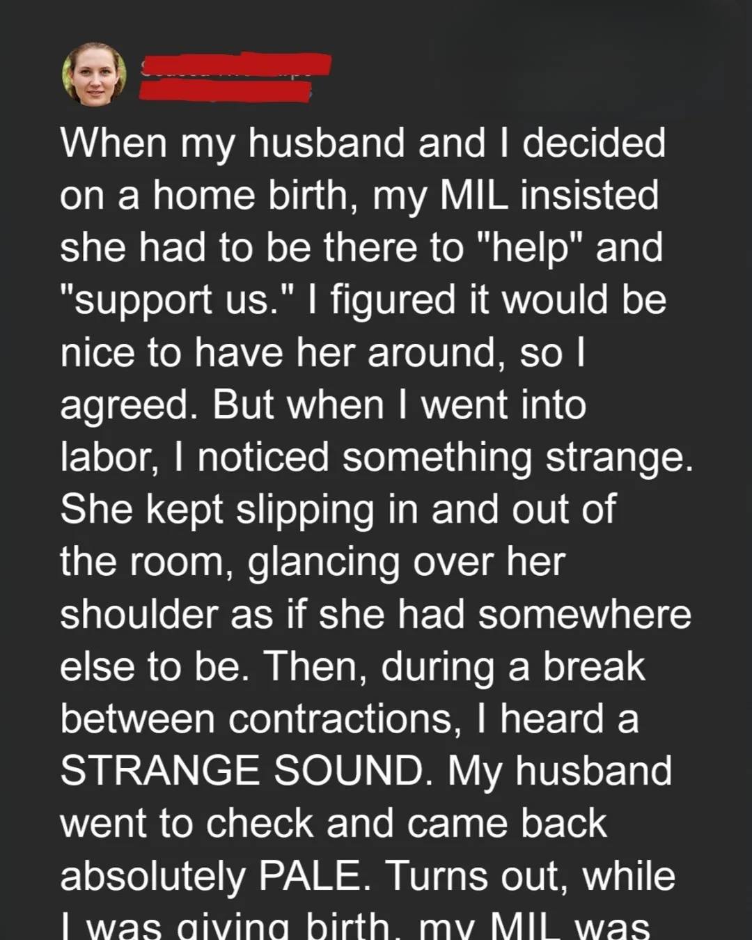 My Mother-in-Law Disappeared During My Home Birth — What I Discovered Left Me Speechless