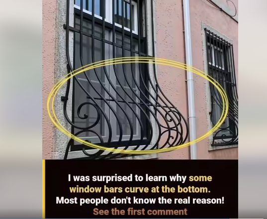 Why Some Window Grills Curve Outward – The Hidden Purpose Behind the Design