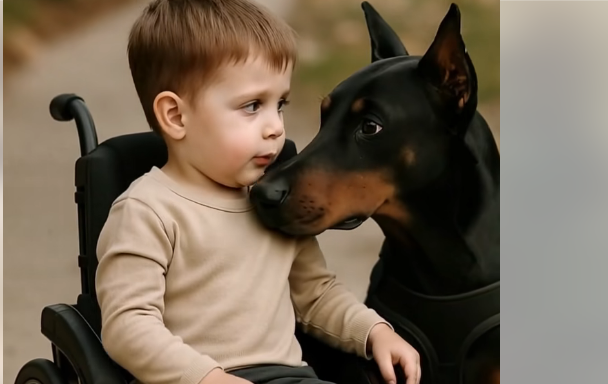 Loyal Doberman Jumps Into Action to Save Paralyzed Boy From Venomous Snake Loyal Doberman Jumps Into Action to Save Paralyzed Boy From Venomous Snake