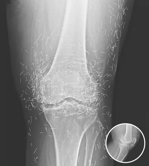 Doctors Shocked by What They Found Inside Woman’s Knee During Routine X-Ray