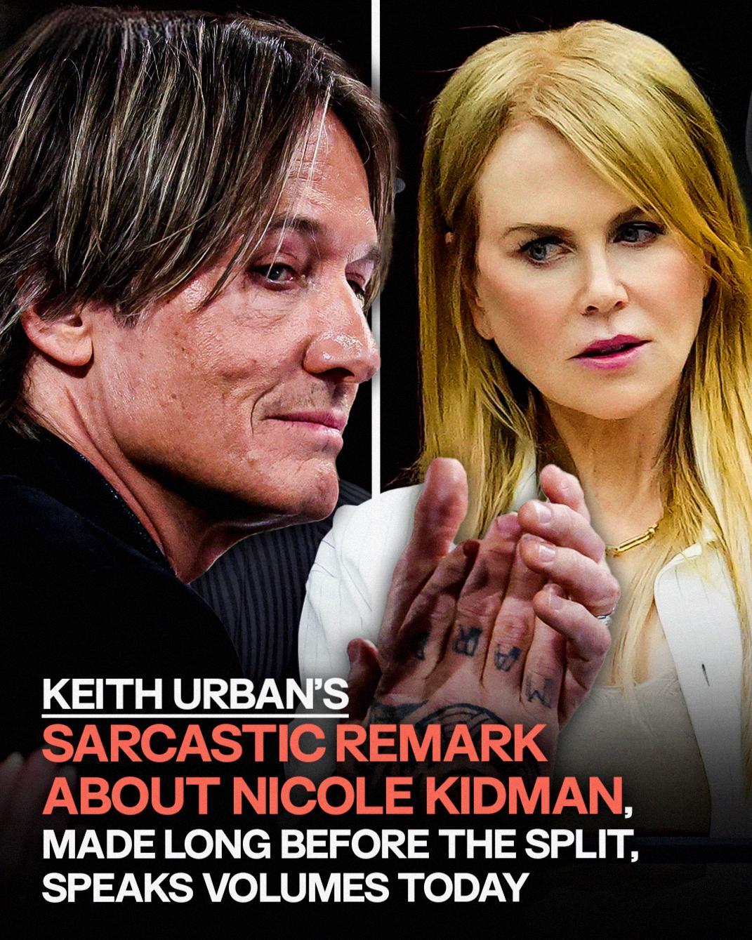 Keith Urban’s Guarded Interview Response Sparked Questions Long Before His Split from Nicole Kidman