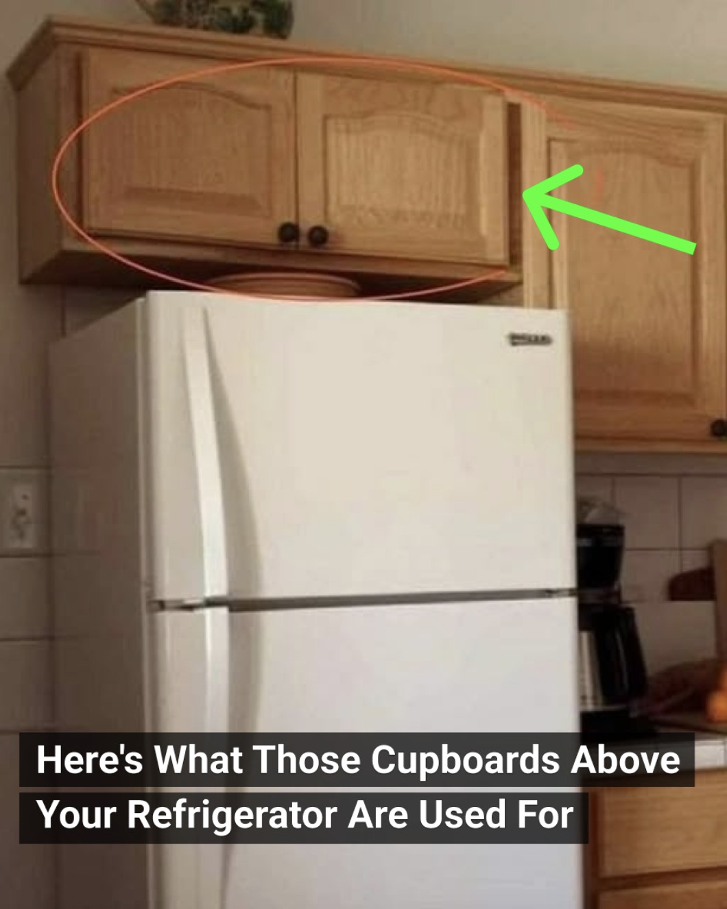 The Secret Potential of That Forgotten Cabinet Above Your Refrigerator