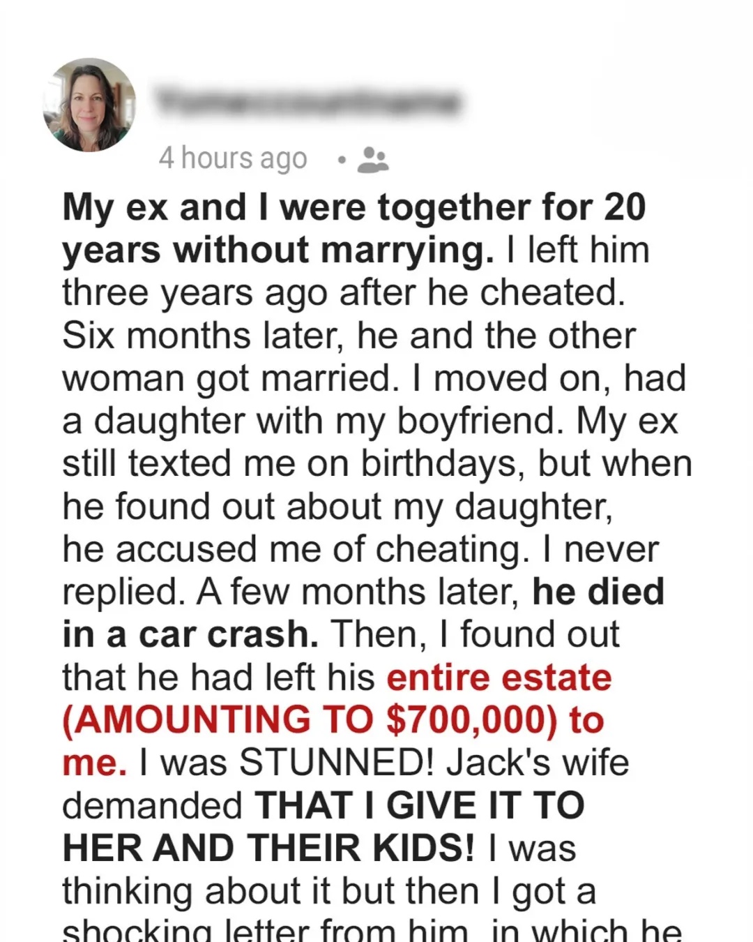 An Unexpected Legacy: What My Ex Left Behind