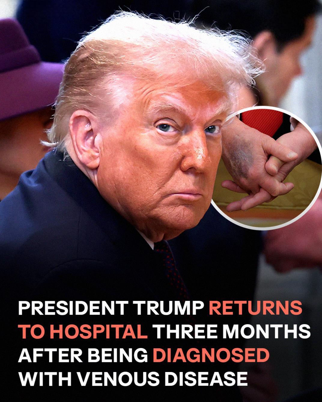 Donald Trump Returns to Hospital for New Tests — Three Months After His Diagnosis Donald Trump Returns to Hospital for New Tests — Three Months After His Diagnosis