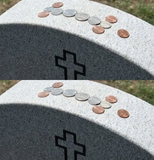 The Hidden Meaning Behind Coins Left on Gravestones
