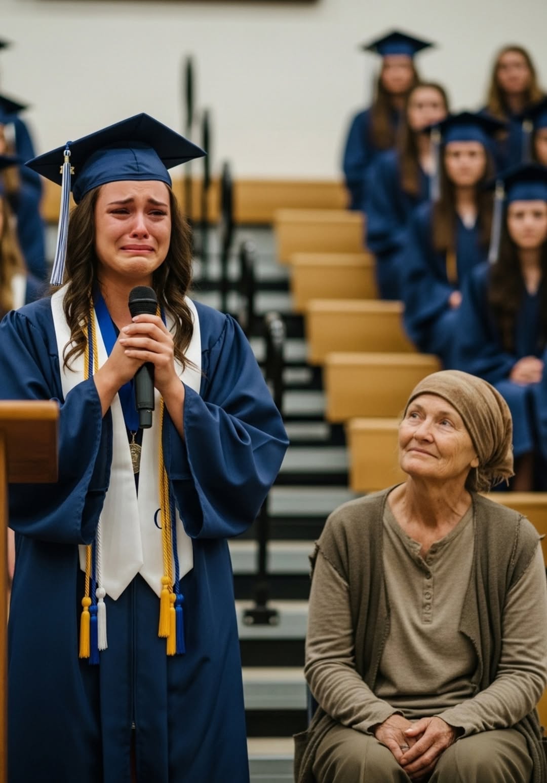 Bullied for 12 Years Because of Her Mother’s Job, a Girl’s Graduation Speech Made Everyone Stand and Cry