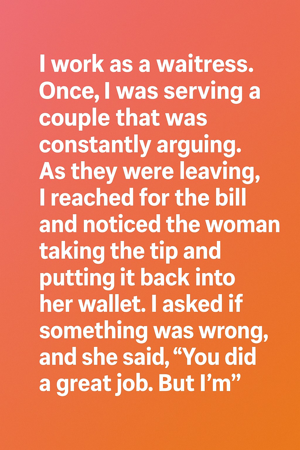 The Waitress Who Learned the Real Meaning of Kindness