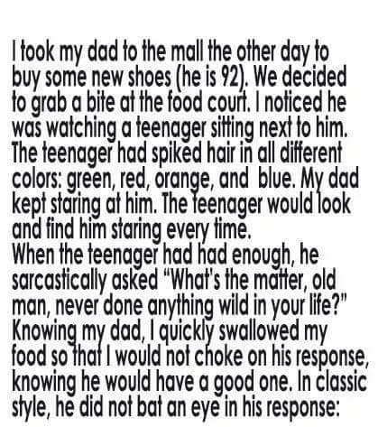 A Grandfather’s Lesson at the Food Court That No One Expected