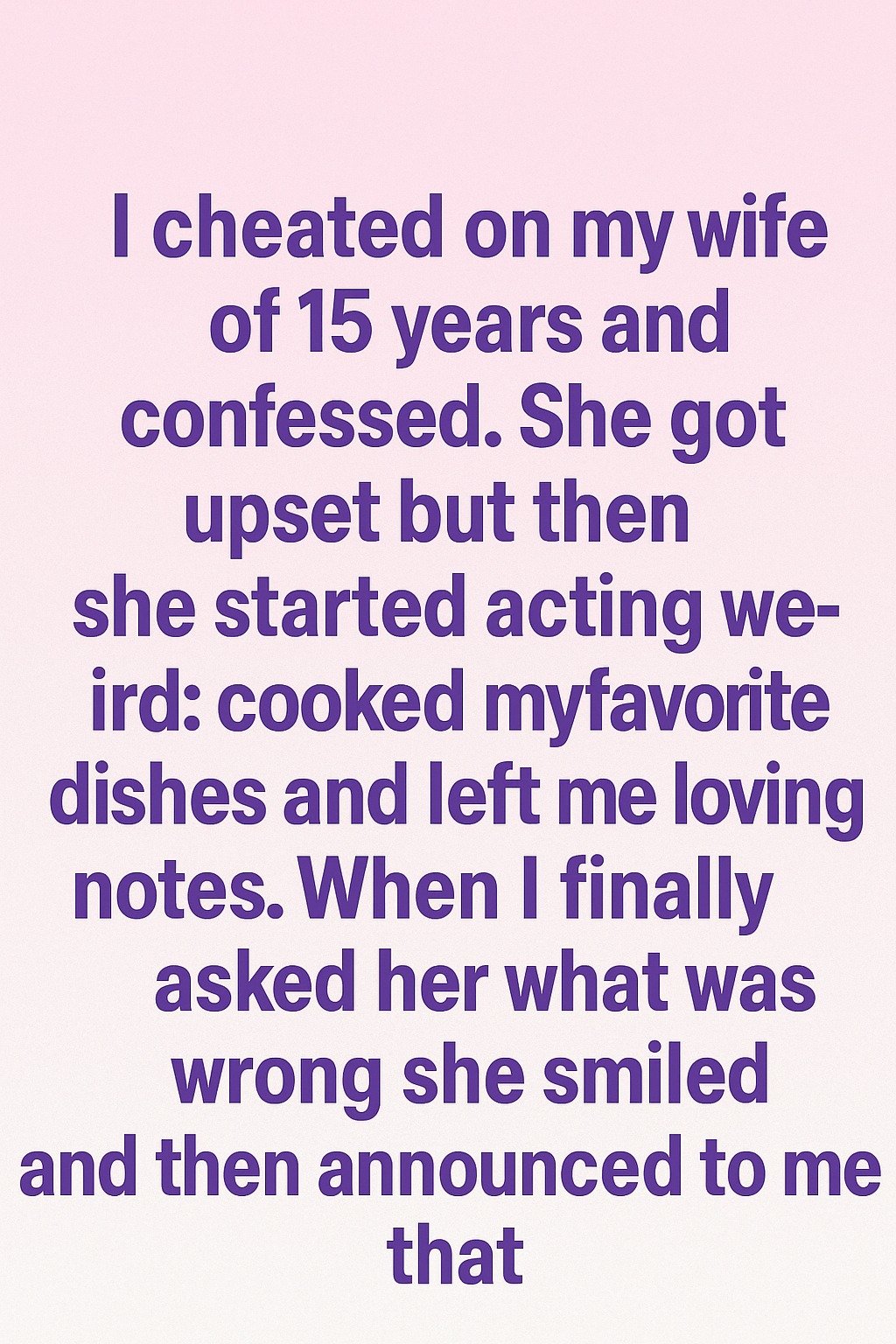 I Expected My Marriage to End That Night — Her Reaction Changed Everything