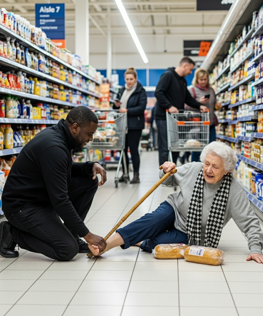 A Stranger in Black Saved a 90-Year-Old Woman When Everyone Else Turned Away