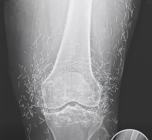 Doctors Shocked by What They Found Hidden Inside a Woman’s Knee X-Ray Doctors Shocked by What They Found Hidden Inside a Woman’s Knee X-Ray