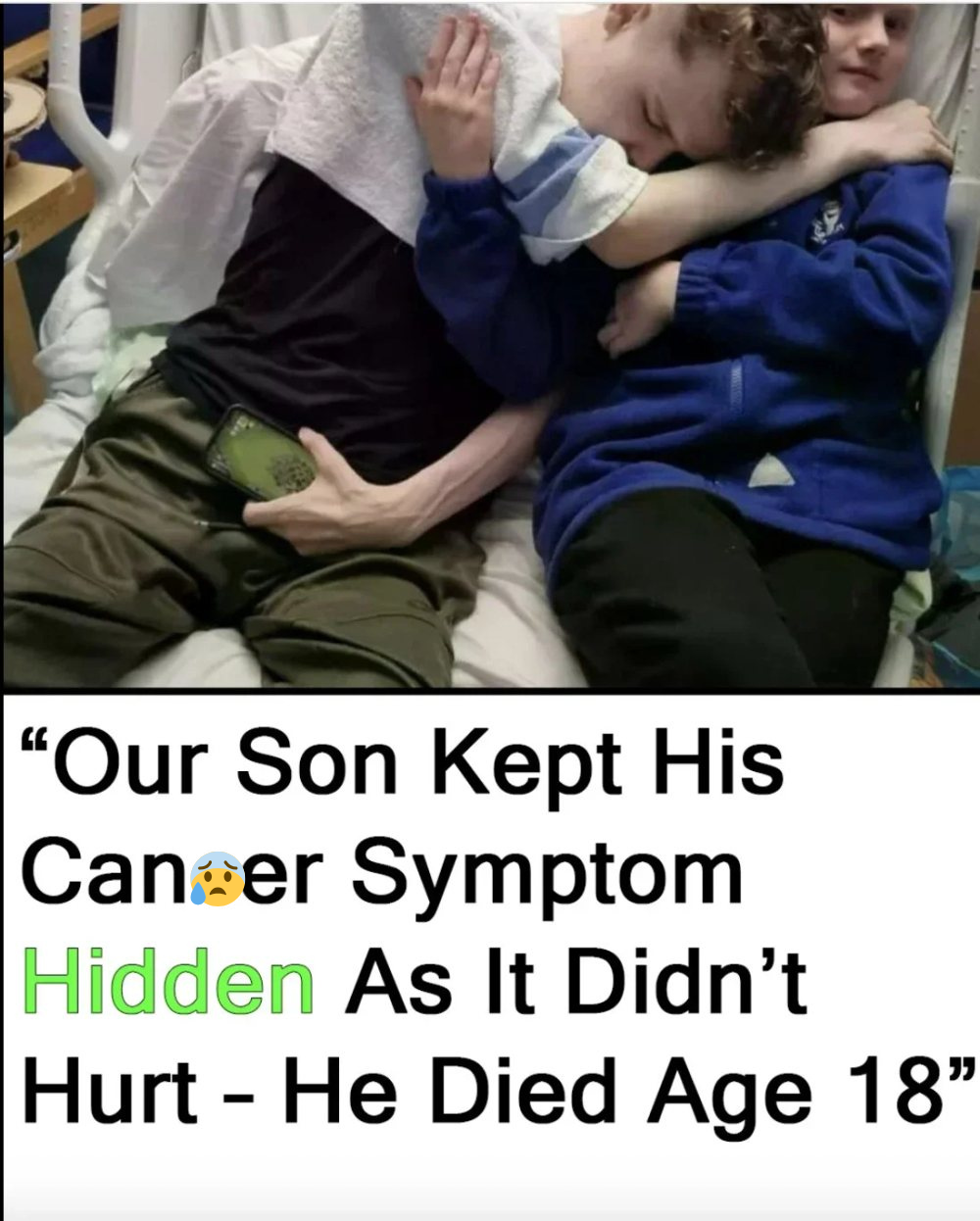 He Was Only 18 and Seemed Completely Healthy — Then a Small Patch on His Scalp Changed Everything