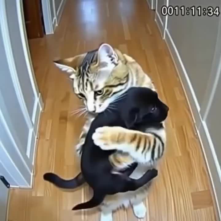 My Cat Kept Sneaking Out — When She Returned Carrying Puppies, the Police Showed Up at My Door