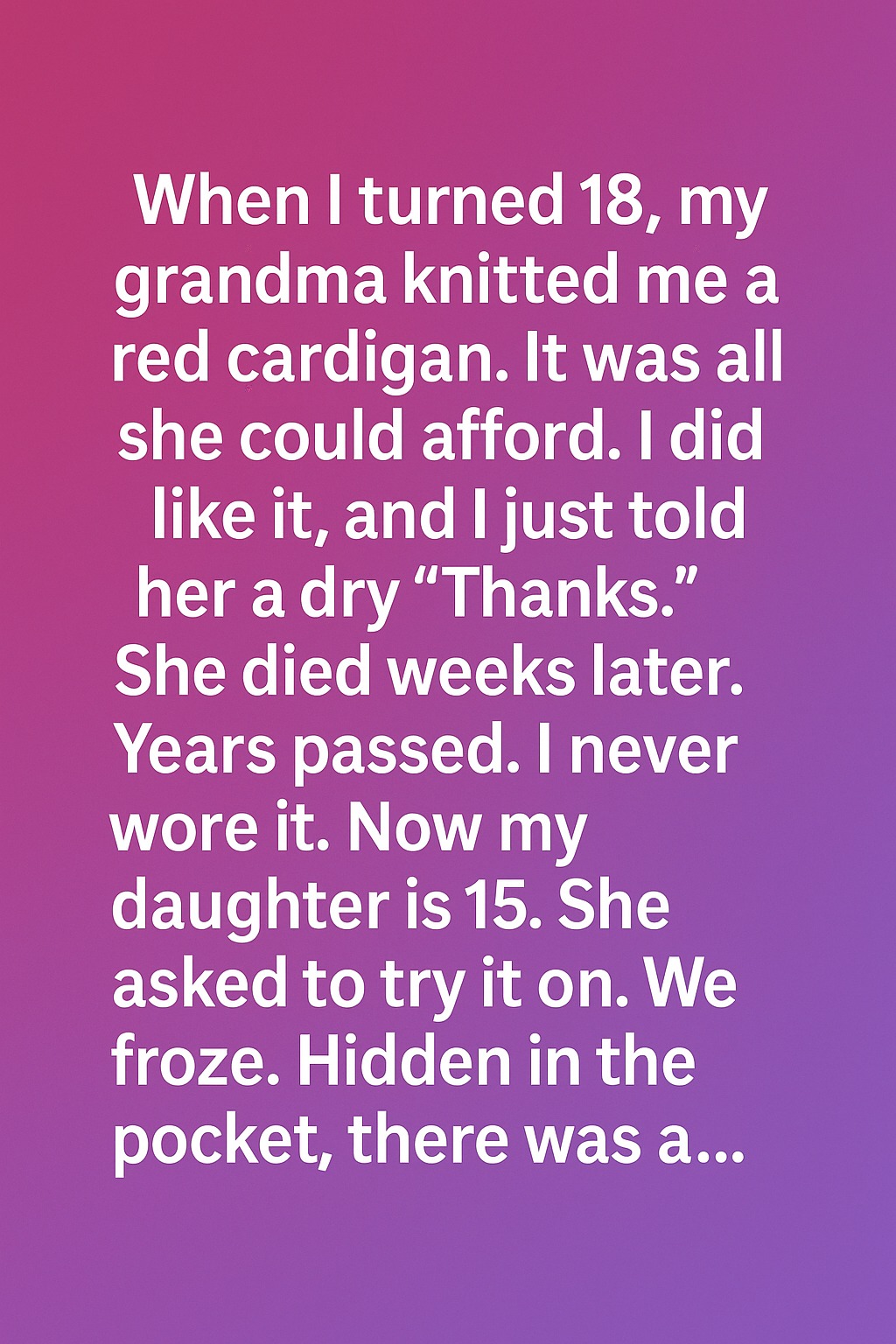 I Ignored My Grandma’s Gift for Years — Until a Hidden Note Made Me See It With New Eyes