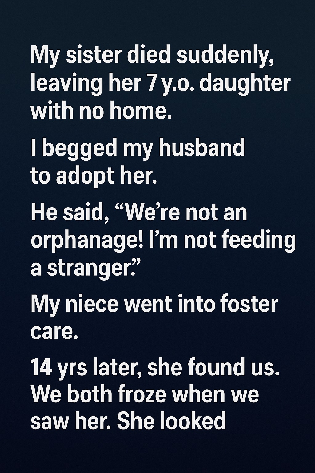 A Second Chance at Family: The Day My Niece Came Back Into My Life