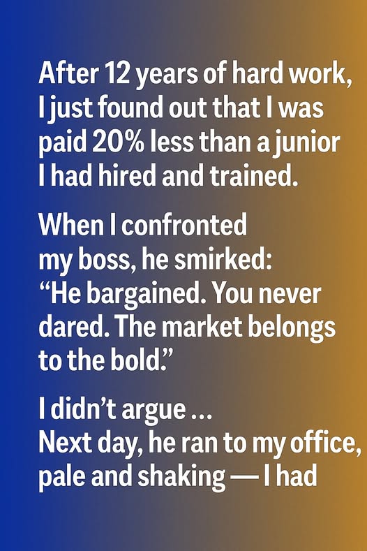 He Said I Wasn’t Bold Enough — So I Quietly Proved Him Wrong