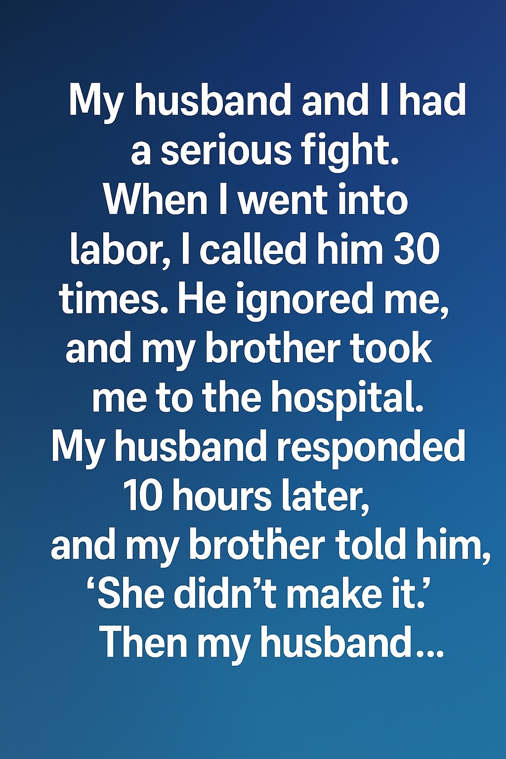 A Life-Changing Moment in the Delivery Room