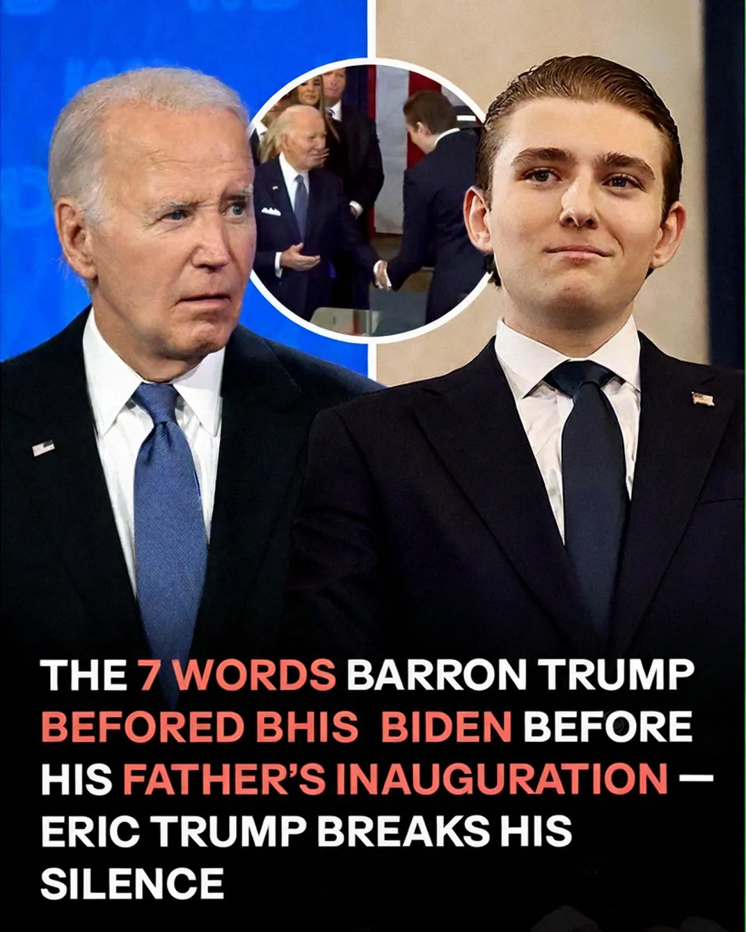Eric Trump Breaks Silence on What Barron Really Told Joe Biden at the 2025 Inauguration