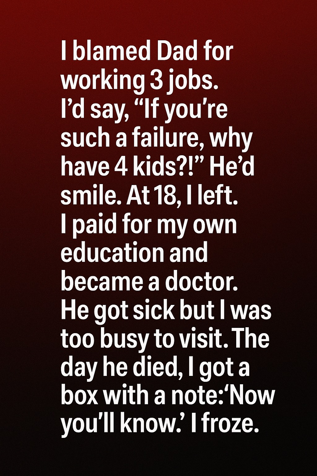 What I Learned Too Late About My Father’s Sacrifice