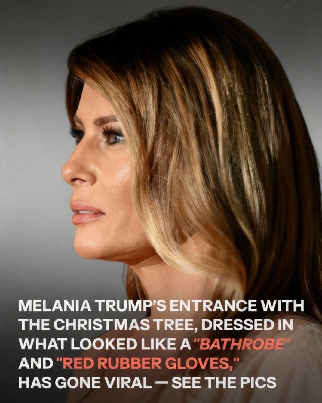 Melania Trump Welcomes the White House Christmas Tree in a Moment That Sparked Conversation