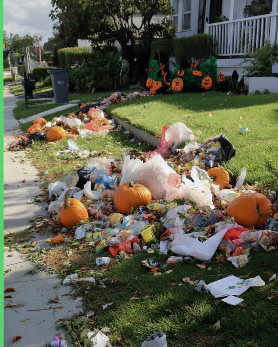 Our Halloween Yard Was Destroyed Overnight — But What Happened Next Restored My Faith in People