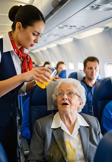 Flight Attendant Spilled Juice on Me—Then Regretted It