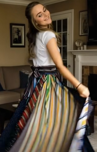 My Stepmom Destroyed the Skirt I Made from My Dad’s Ties — But What Followed Left Everyone Speechless
