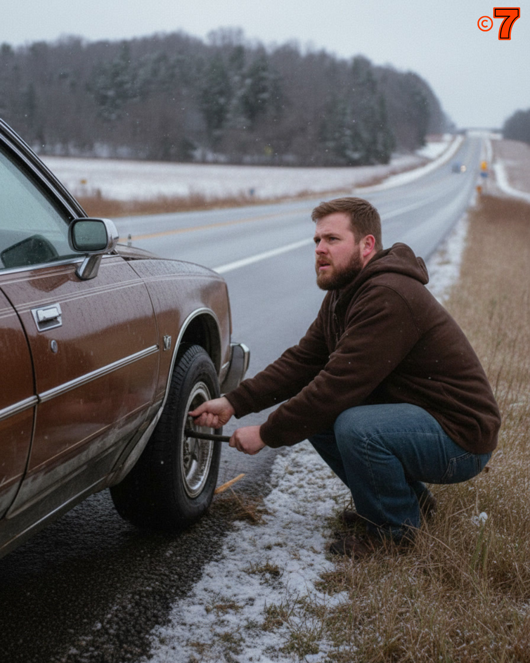 I Helped an Elderly Couple with a Flat Tire on the Highway – a Week Later, My Life Completely Changed