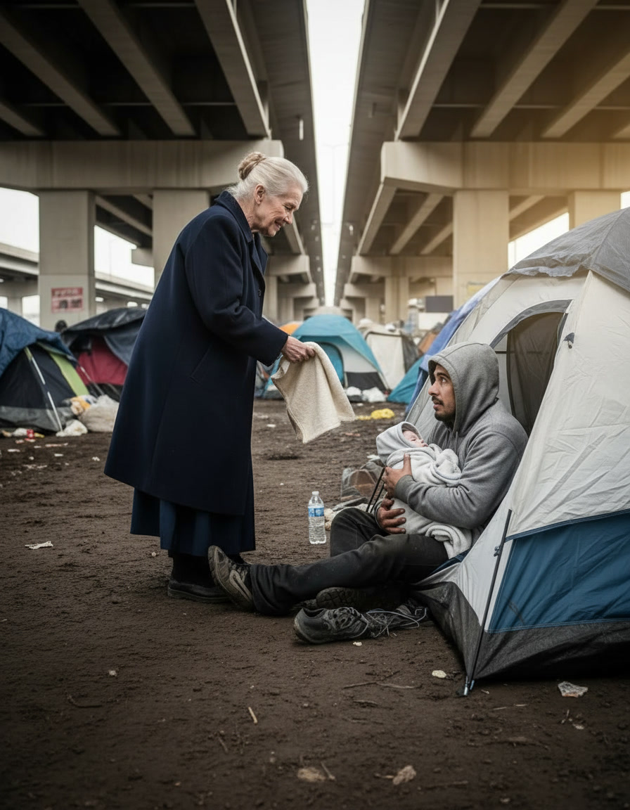 I Found My Grandson Living Under a Bridge With His Baby — He Thought I Was Gone Until the Truth About His Father Changed Everything