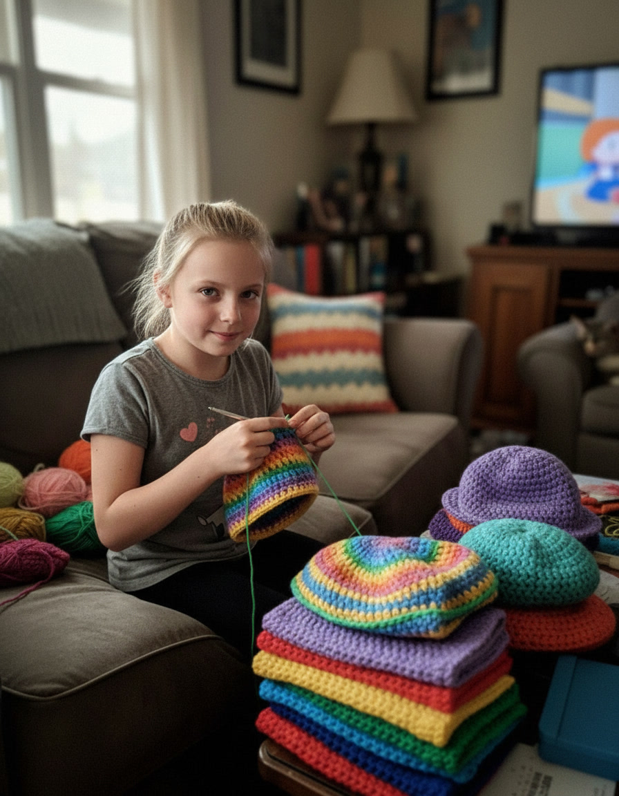My Daughter Crocheted 80 Hats for Sick Kids — My MIL Threw Them Away, but She Didn’t Expect What Happened Next