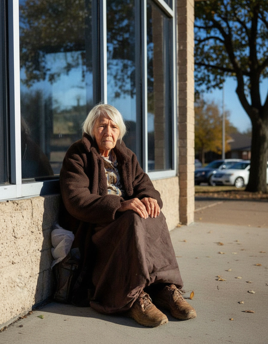 Old Woman Begged for Food Outside the Supermarket, so I Bought Her Pizza and Tea – The Next Day, Three White SUVs Pulled Up to My House