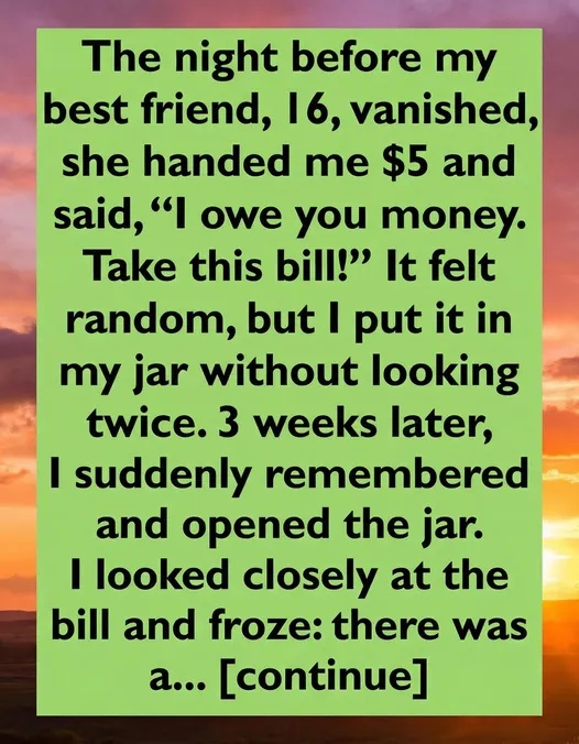 The Disappearing Friend and the Secret Note