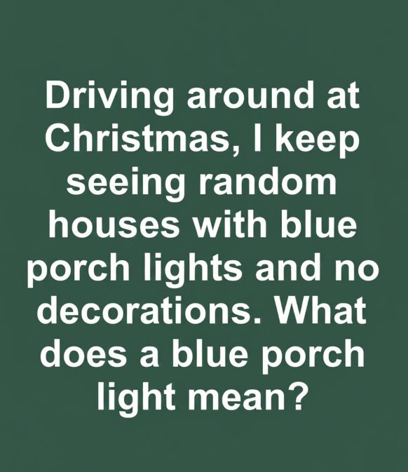 Why Blue Porch Lights Are Appearing Everywhere—and What They Really Mean
