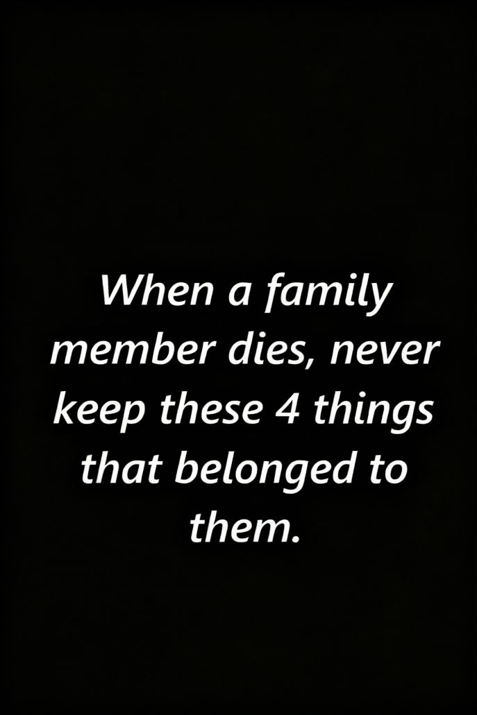 Things It May Help to Release After Losing Someone You Love