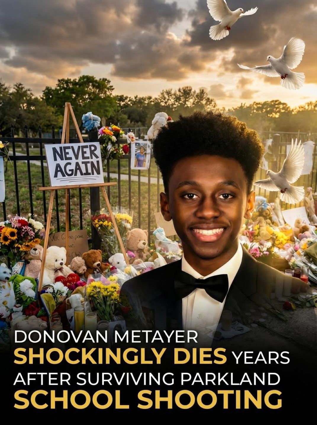 Parkland Survivor Donovan Metayer Dies at 26, Renewing Focus on Trauma’s Long Reach