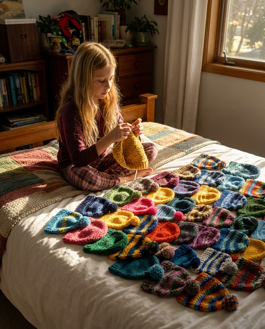 My Daughter Crocheted 80 Hats for Sick Children – Then My MIL Threw Them Away and Said, “She’s Not My Blood”