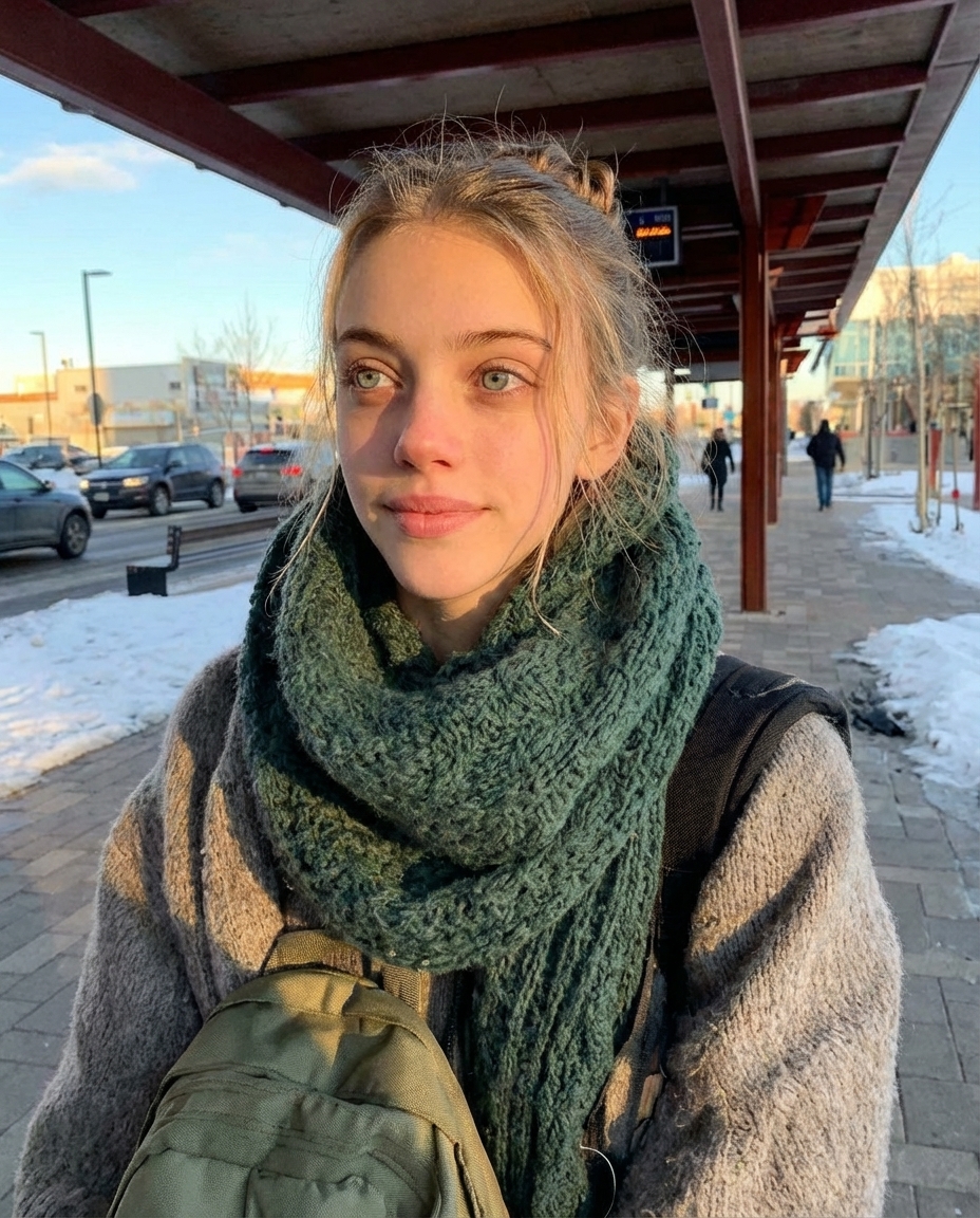 I Gave My Scarf to a Freezing Young Girl Sleeping near the Train Station – Three Hours Later, She Sat Next to Me in First Class