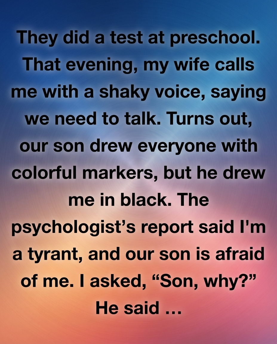 When My Son Drew Me in Black, I Thought the Worst—Until He Explained Why
