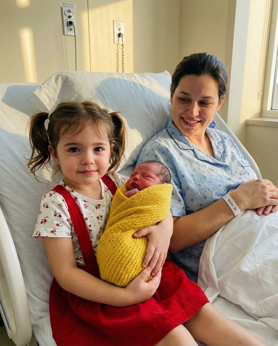 When My Daughter Held Her Newborn Sister, One Quiet Sentence Changed Everything