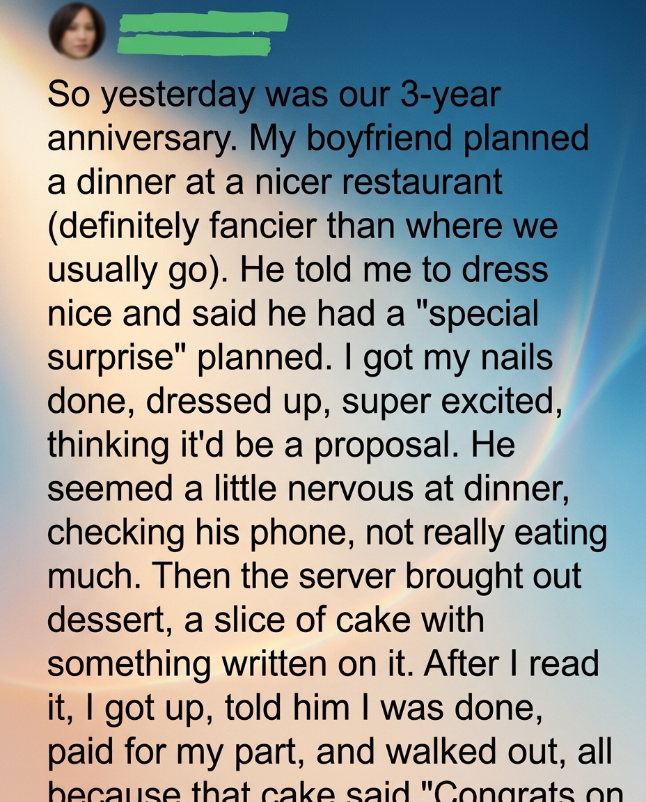 I Thought Our Anniversary Would End in a Proposal — What He Did Instead Changed Everything