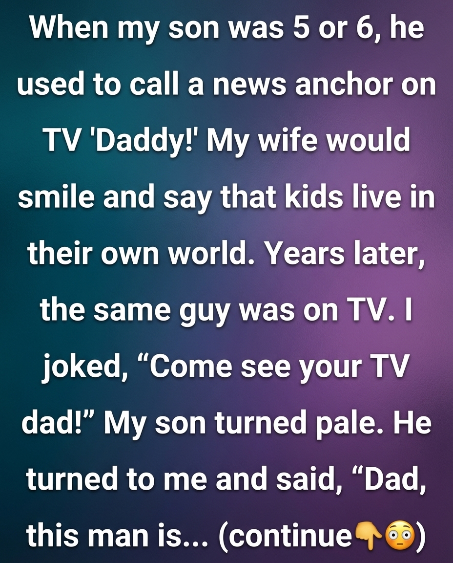 My Son Called a TV News Anchor “Dad”—Years Later, He Finally Told Me Why
