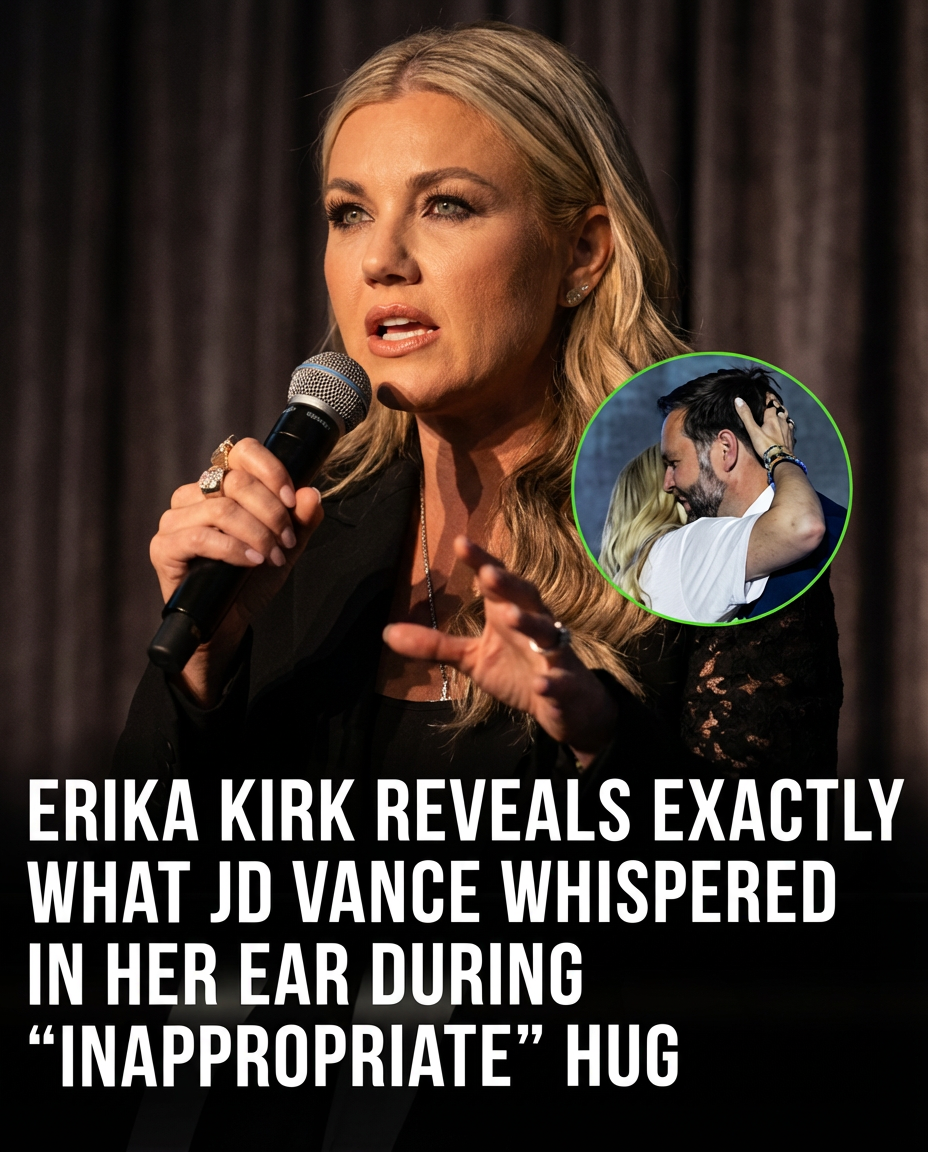 A Viral Hug, a Private Loss: Erika Kirk Explains the Moment the Internet Misread