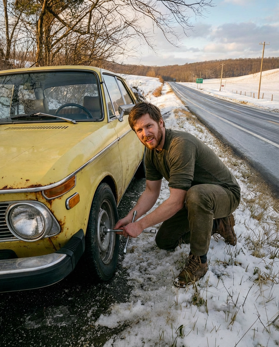 I Stopped to Help Strangers on a Snowy Highway—A Week Later, Everything Changed